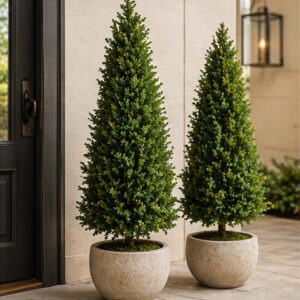 Artificial Cedar Topiary Tree (Twin Set)